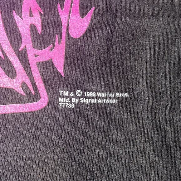 Vintage 1995 YOUTH Taz Tazmanian Devil Warner Bros Looney Tunes T-Shirt Sz 16/18 - Picture 5 of 9